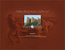 Tablet Screenshot of lewisandclarkfoundation.org